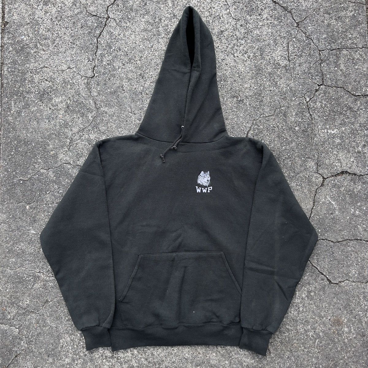 Vintage 90s Faded Wss Husky Jerzees Hoodie