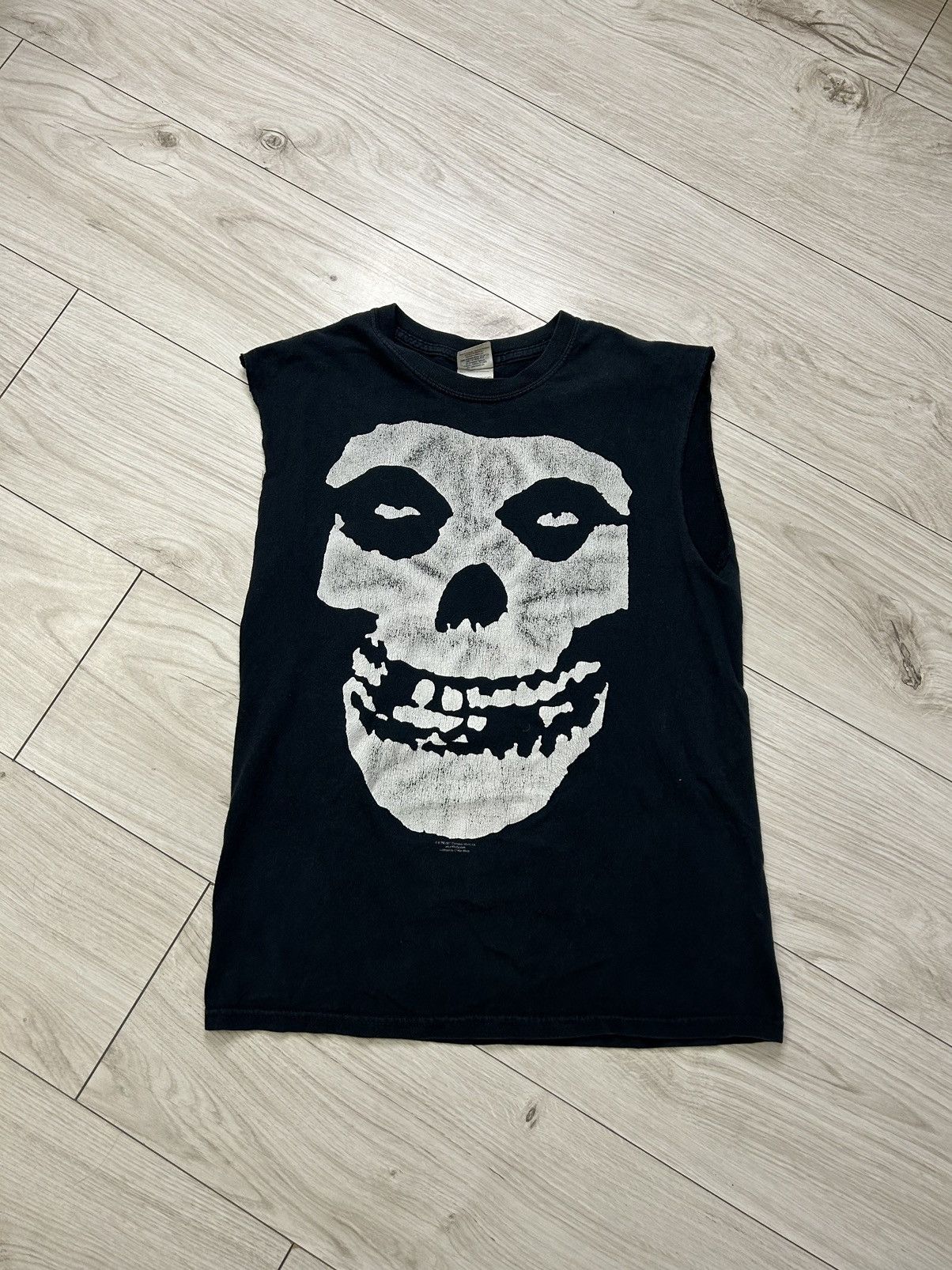 Misfits X Vintage Vintage Y2k 2007 Misfits Skeleton Band Tee Hoodie, Sweatshirt | FlexRushtees.com