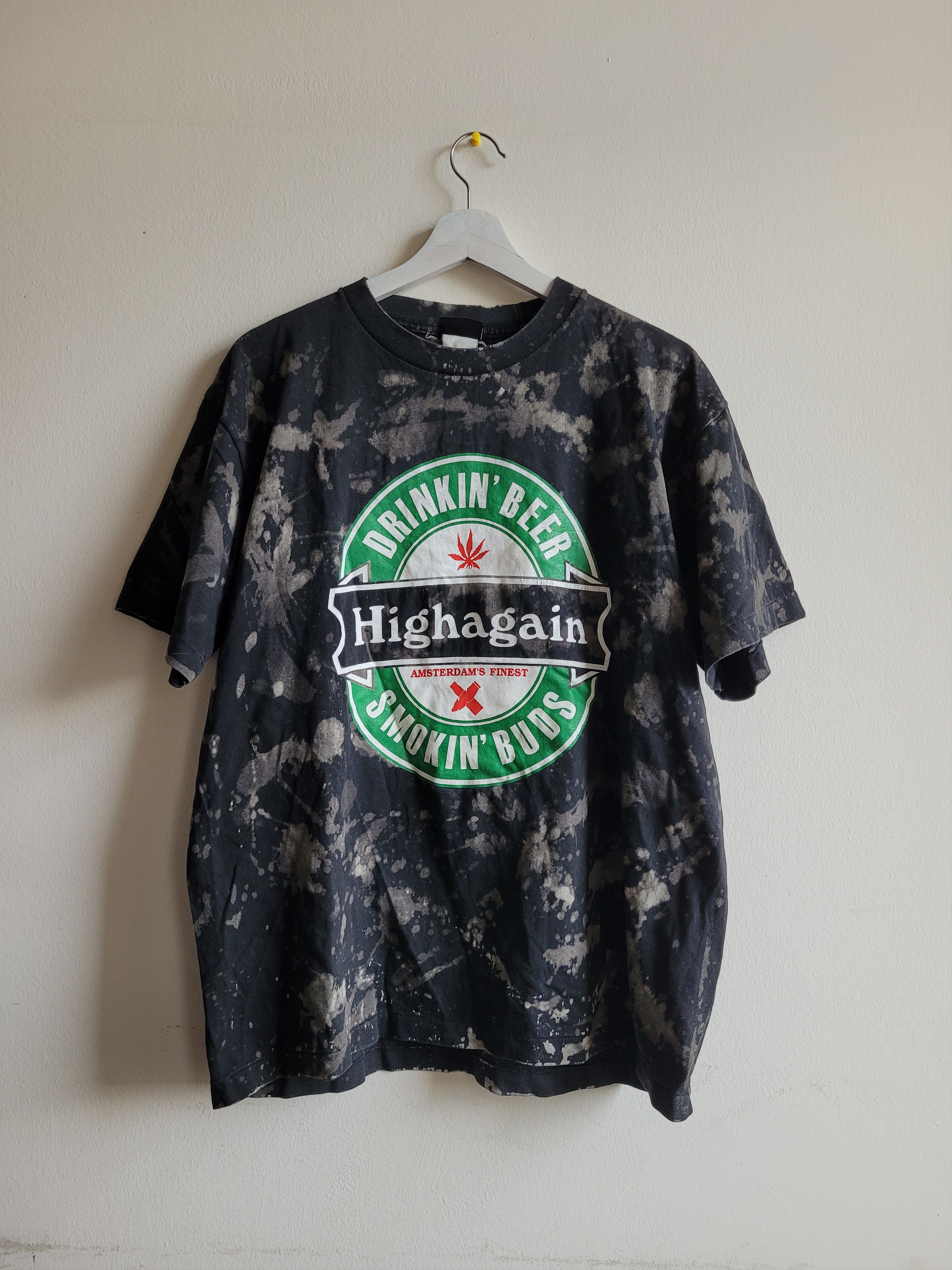 Vintage Amsterdam 90s Tshirt Beer 420 Hoodie, Sweatshirt | FlexRushtees.com