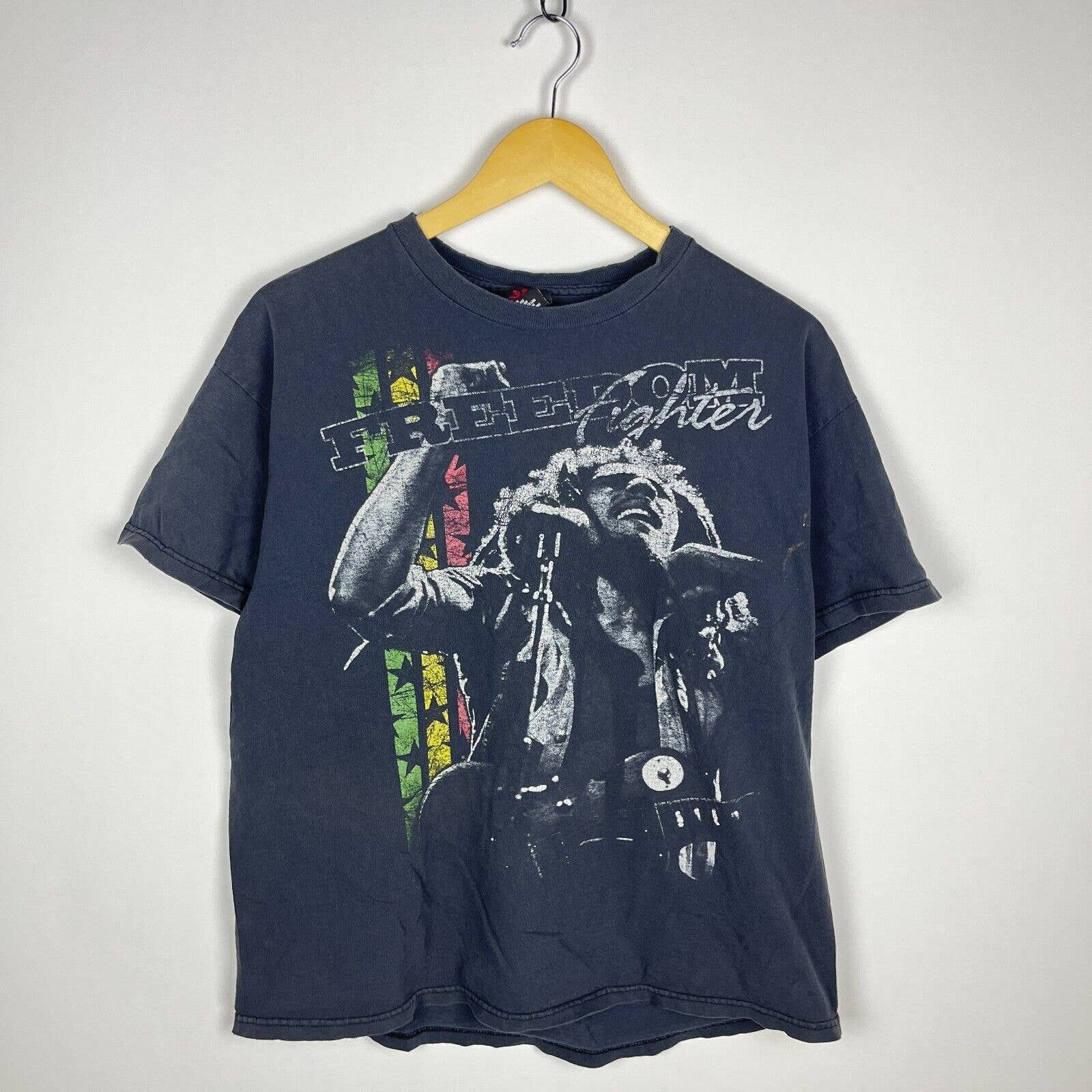 Vintage Bob Marley T Shirt Faded Large Hoodie, Sweatshirt | FlexRushtees.com