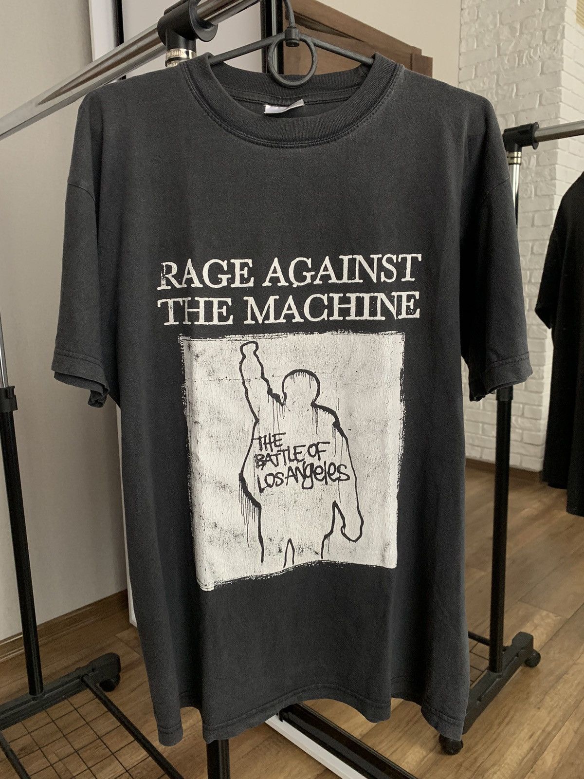 Band Tees 1999 Rage Against The Machine Battle La Vintage T Shirt Tee Hoodie, Sweatshirt | FlexRushtees.com