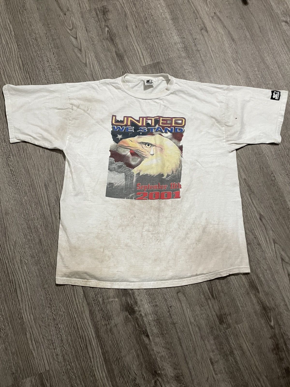 Vintage 2001 9 11 Starter Tee