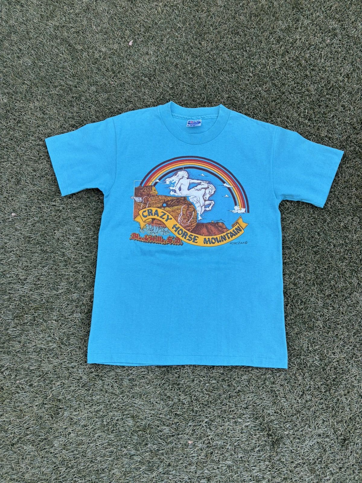 Hanes Vintage 80s Crazy Horse Mountain T Shirt