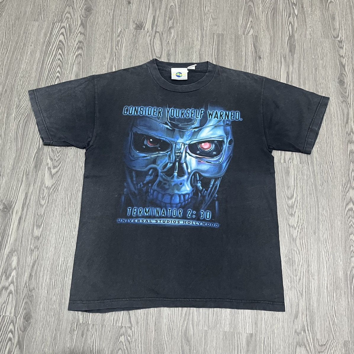 Universal Studios Vintage 90s Terminator 2 3d Universal Studios T Shirt