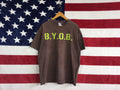 Vintage 90s System Of A Down Byob Brown T Shirt Hoodie, Sweatshirt | FlexRushtees.com