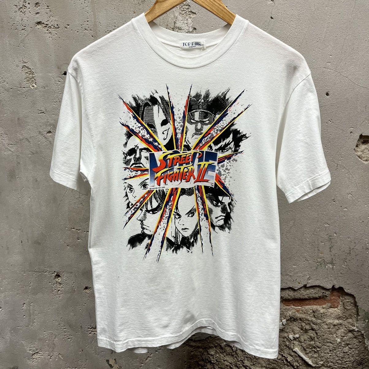 Vintage Street Fighter Ii Vintage 1993 Top Fair By Gunze T Shirt M L