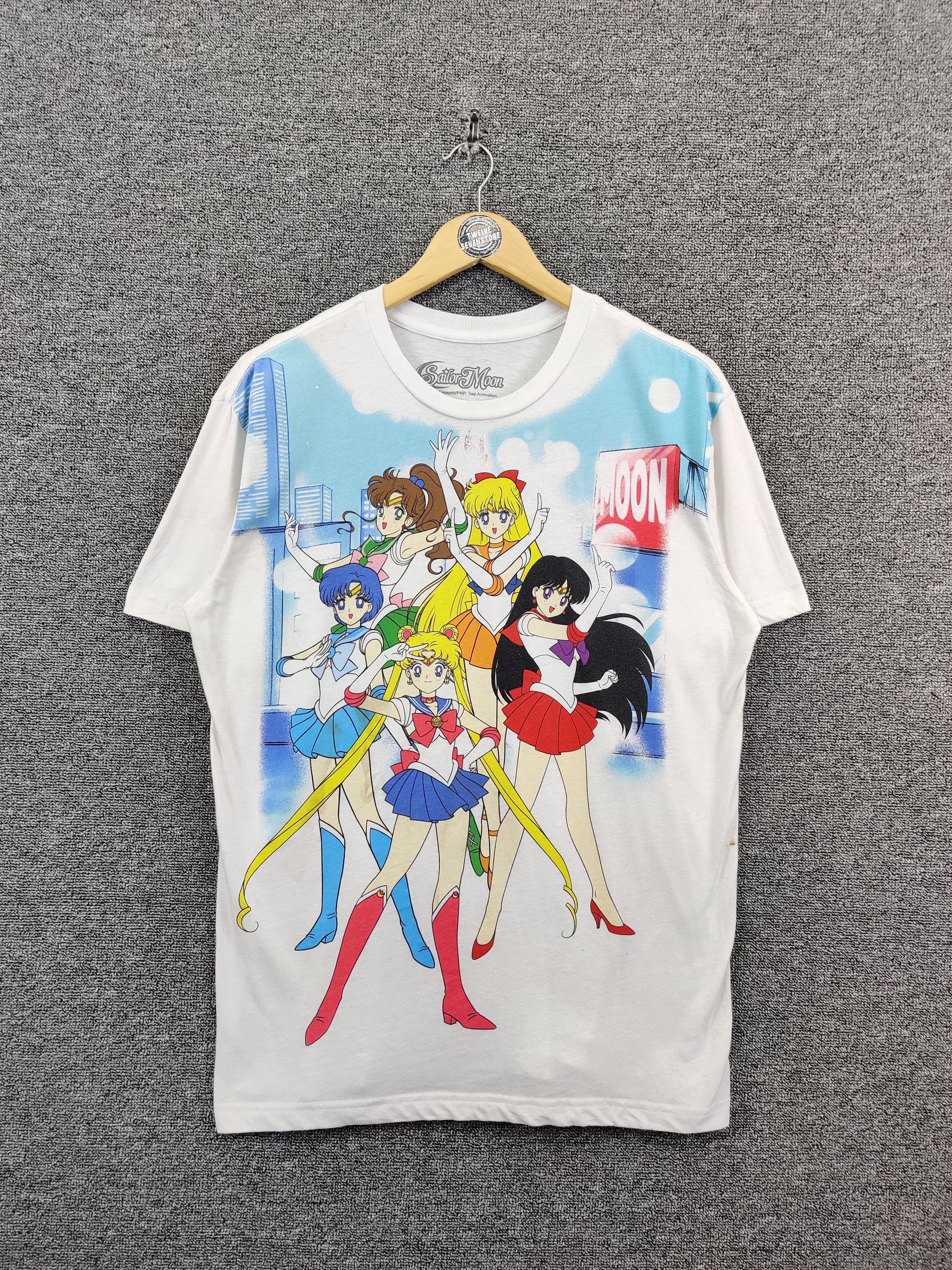 Anime Vintage Sailormoon Cartoon Anima Tee Tshirt