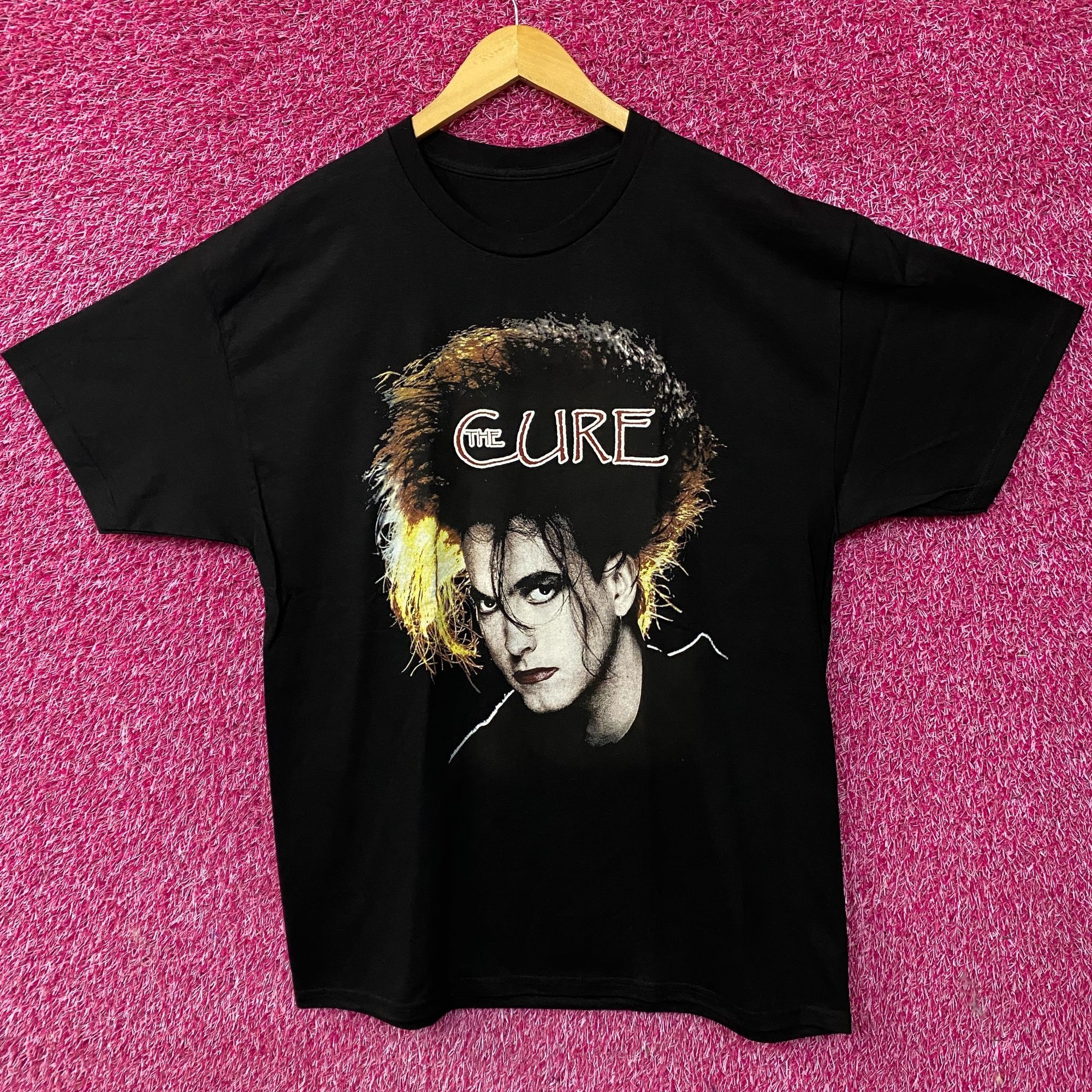 Cure The Cure Robert Smith Graphic Band T Shirt Large Hoodie, Sweatshirt | FlexRushtees.com