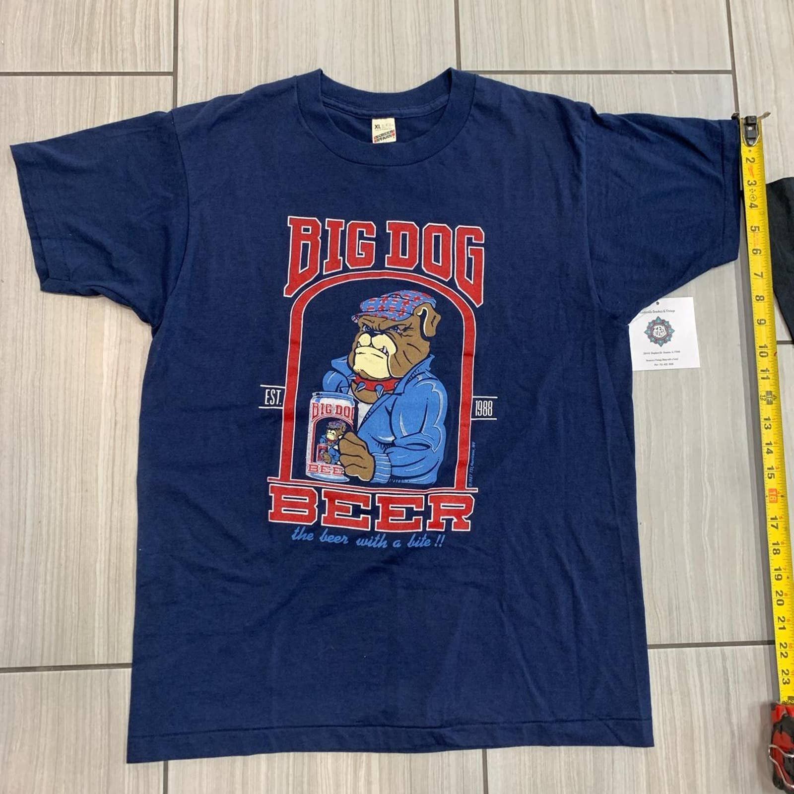 Other Vintage 1988 Screen Stars Big Dog Beer Icon