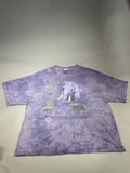 Vintage Smithsonian Museum Purple Elephant Tie Dye Y2k Vintage Tee