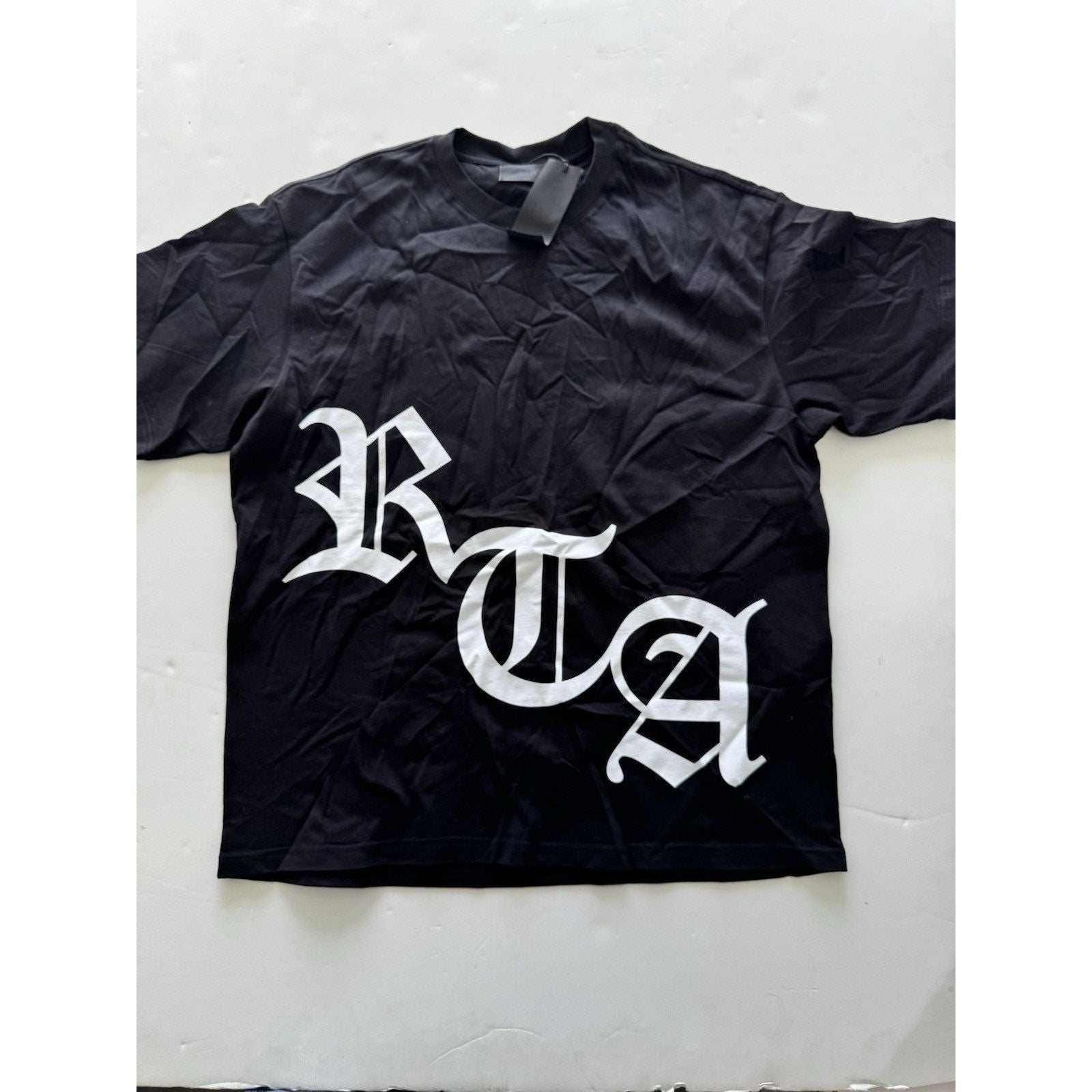 Rta Short Sleeve Tee Black White Logo Xs Nwt Hoodie, Sweatshirt | FlexRushtees.com