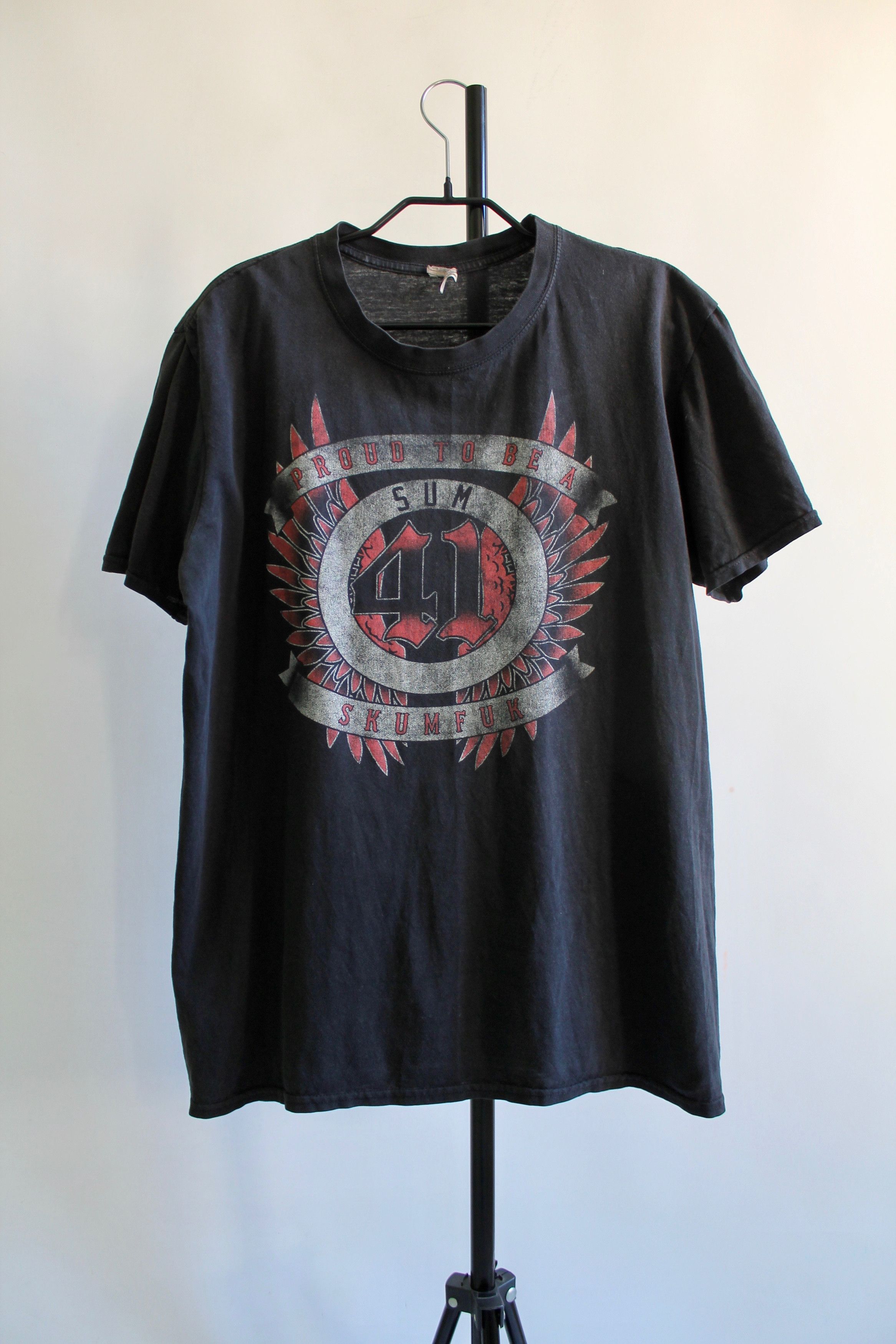 Vintage Sum 41 Proud To Be A Skumfuk Tour Tee Rock Band Hoodie, Sweatshirt | FlexRushtees.com
