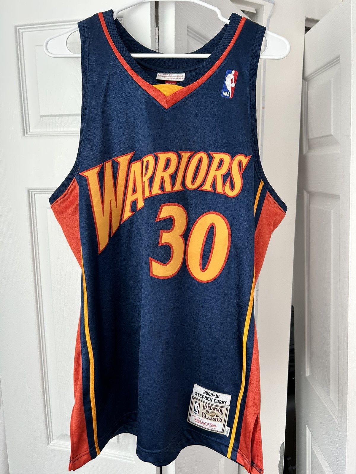 Mitchell Ness 2009 Stephen Curry Warriors Jersey Authentic