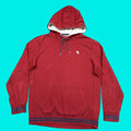 Fitch Vintage Abercrombie Fitch Hoodie Mens Size S Red Pullover Long Sleeve Hooded Pullo