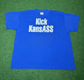 Vintage 90s Kick Kansass Ncaa College Sports Funny Rival T Shirt Hoodie, Sweatshirt | FlexRushtees.com