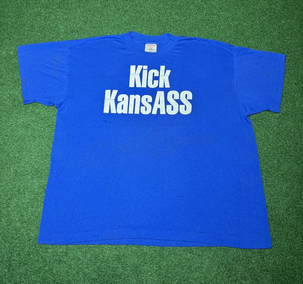 Vintage 90s Kick Kansass Ncaa College Sports Funny Rival T Shirt Hoodie, Sweatshirt | FlexRushtees.com