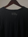 Demeulemeester Ann Demeulemeester Black T Shirt With Slogan Hoodie, Sweatshirt | FlexRushtees.com