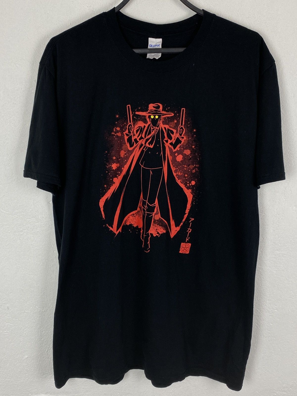 Anime Vintage Van Helsing Anime Logo T Shirt In Black Hoodie, Sweatshirt | FlexRushtees.com