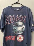 Starter X Vintage Boston Red Sox 1994 Starter Vintage Tee Hoodie, Sweatshirt | FlexRushtees.com