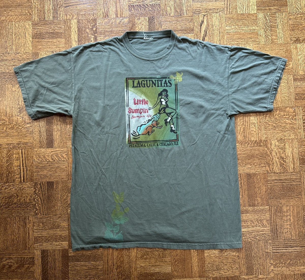 Vintage Lagunitas A Little Sumpin Ipa Beer Graphic Tee Hoodie, Sweatshirt | FlexRushtees.com