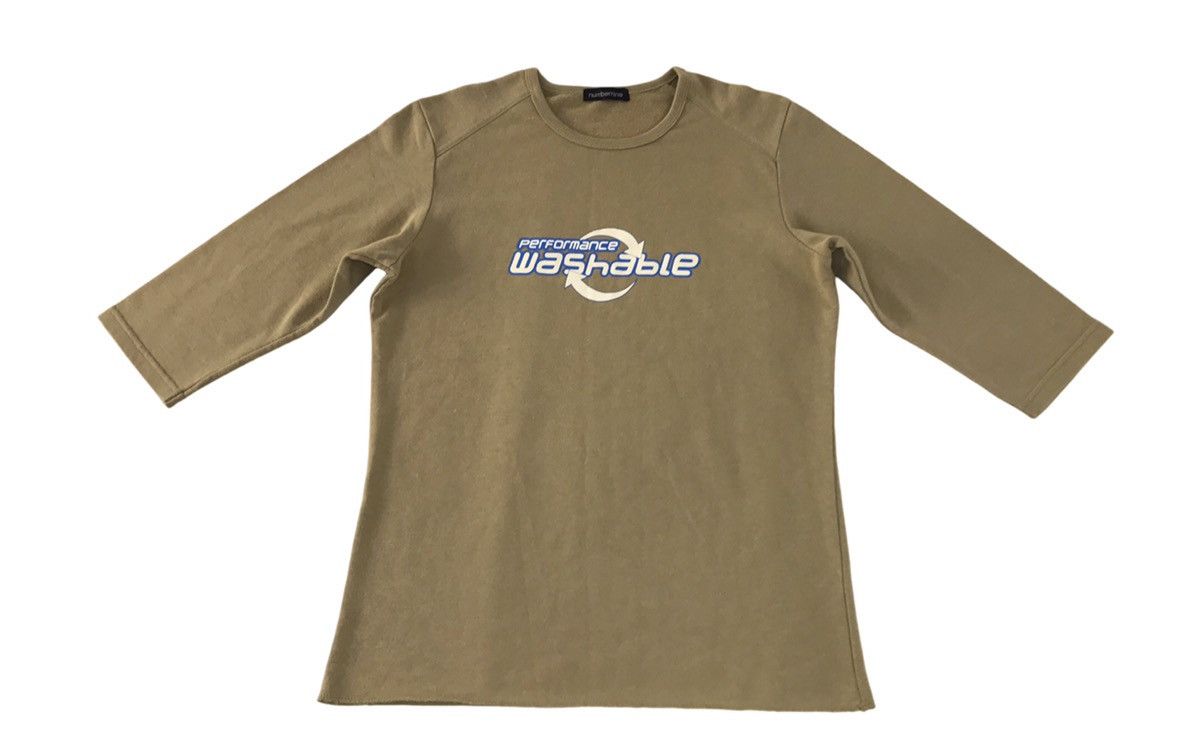 Number N Ine Numbernine Perfomance Washable 3 Quater Longsleeve Tee