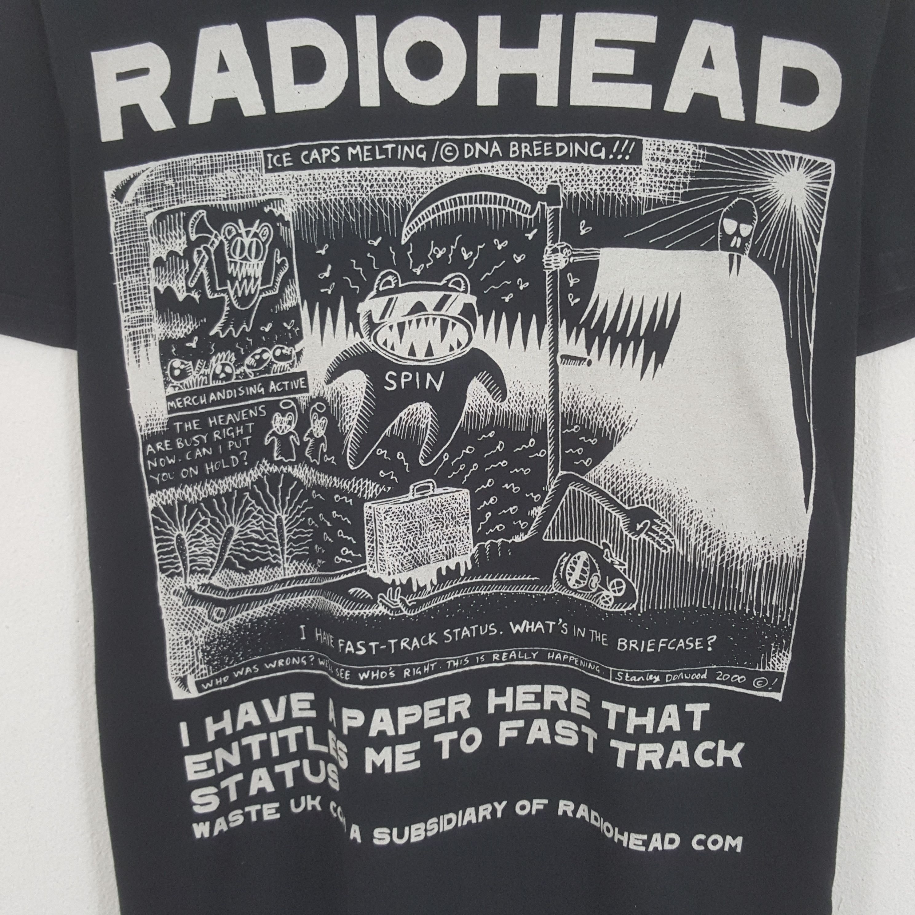 Vintage Radiohead Rock Band Tshirt Hoodie, Sweatshirt | FlexRushtees.com