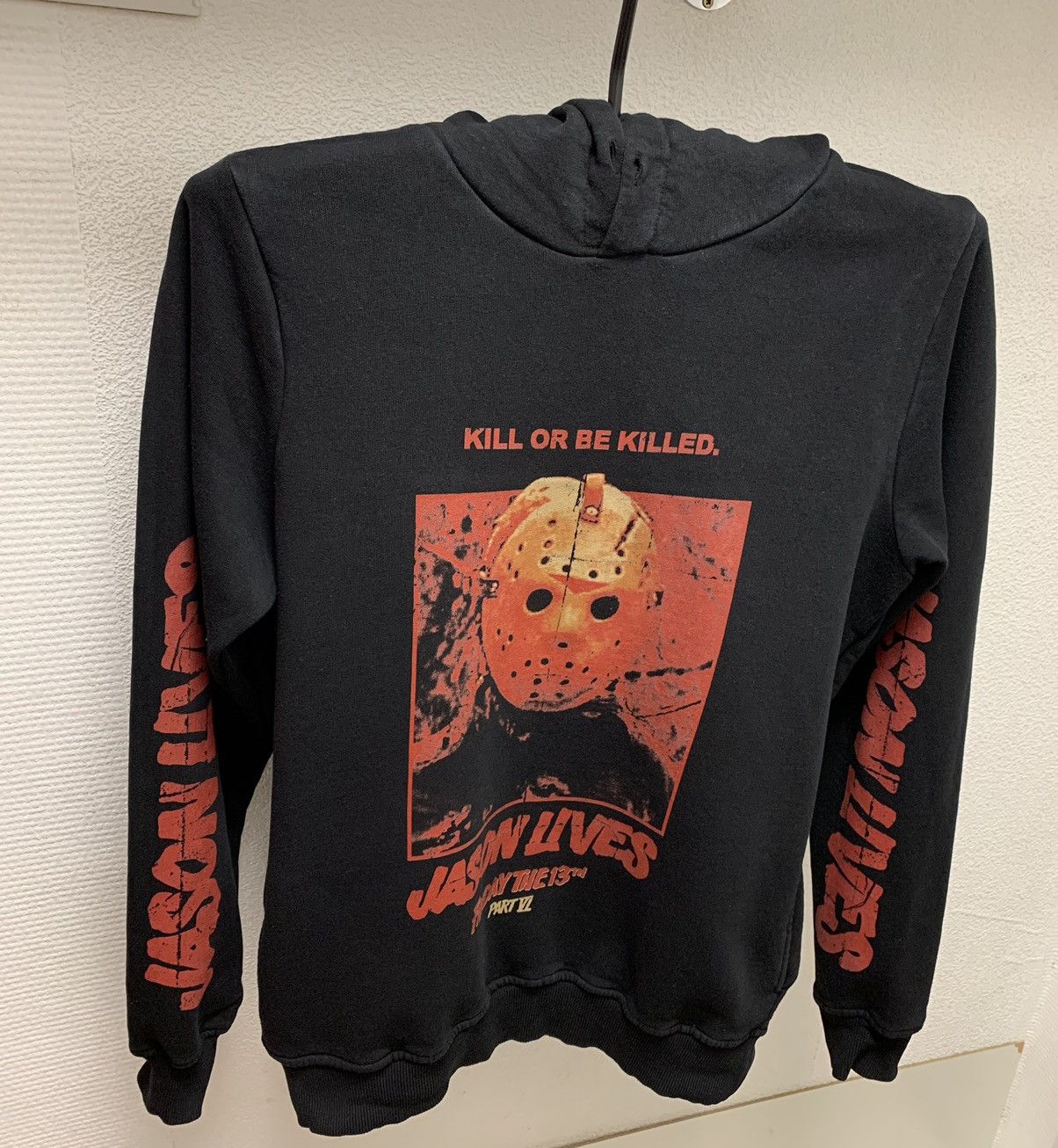 Band Tees Friday The 13th Jason Lives Black Hoodie M Expert Horror