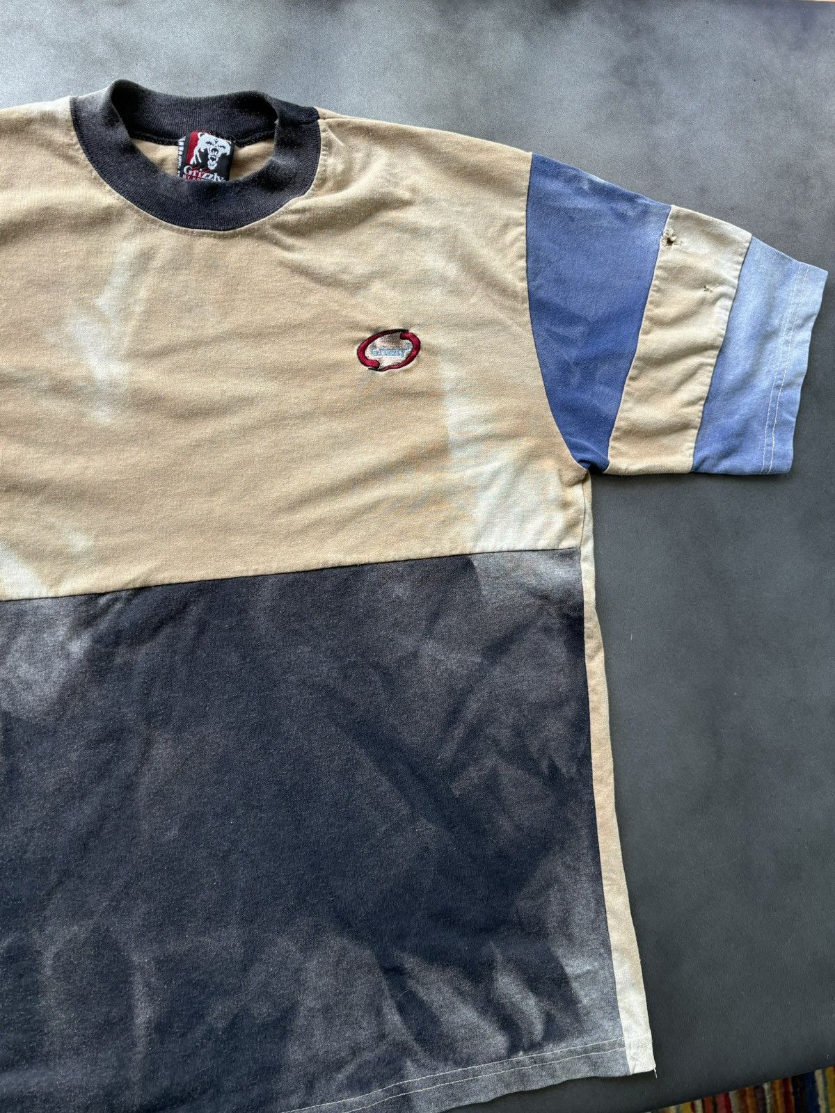 1990s Vintage Sun Faded Tee Colour Block Bleached Thrashed M Hoodie, Sweatshirt | FlexRushtees.com