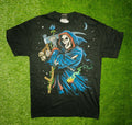 Vintage Liquid Blue Grim Reaper Deadstock T Shirt M Hoodie, Sweatshirt | FlexRushtees.com