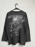 Band Tees Offer Me 90s Sunfaded Sepultura Devil Thrash Metal Hoodie, Sweatshirt | FlexRushtees.com