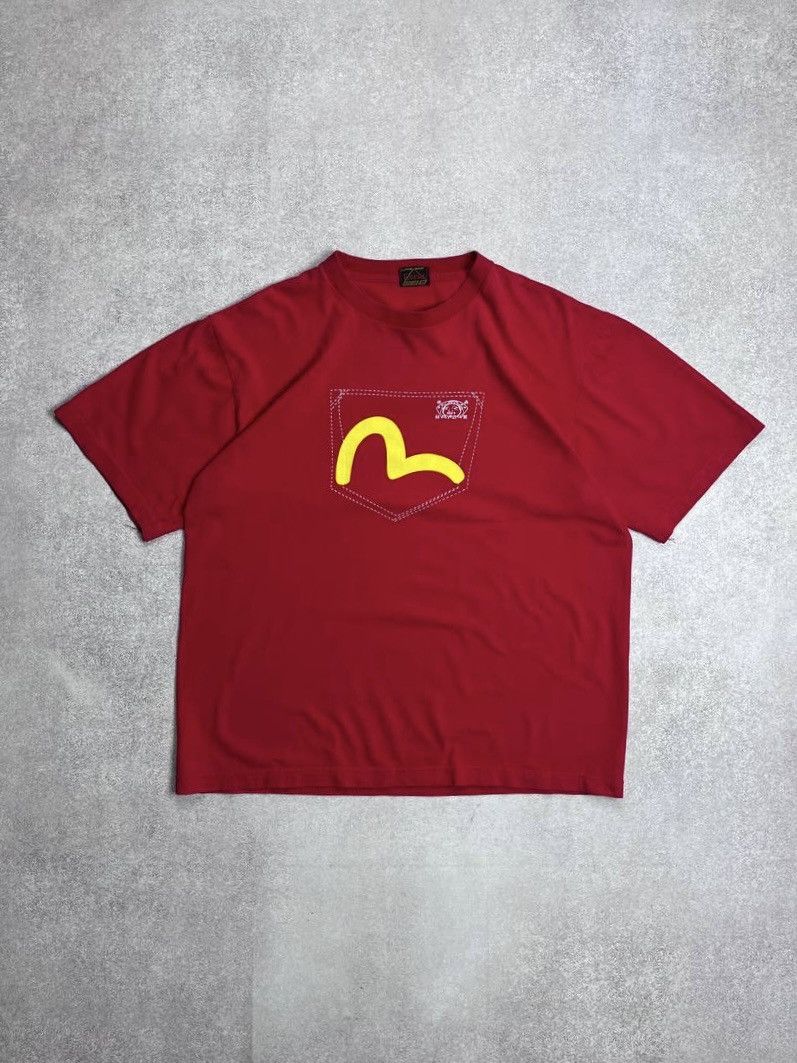 Vintage Evisu Big Logo Pocket Japanese Boxy T Shirt Y2k L Hoodie, Sweatshirt | FlexRushtees.com