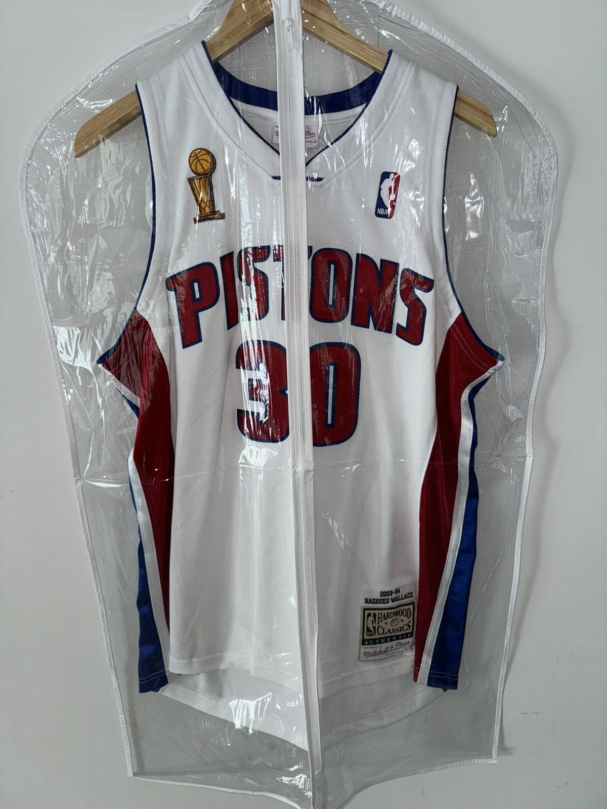 Nba Mitchell Ness Rasheed Wallace Jersey Pistons Authentic L
