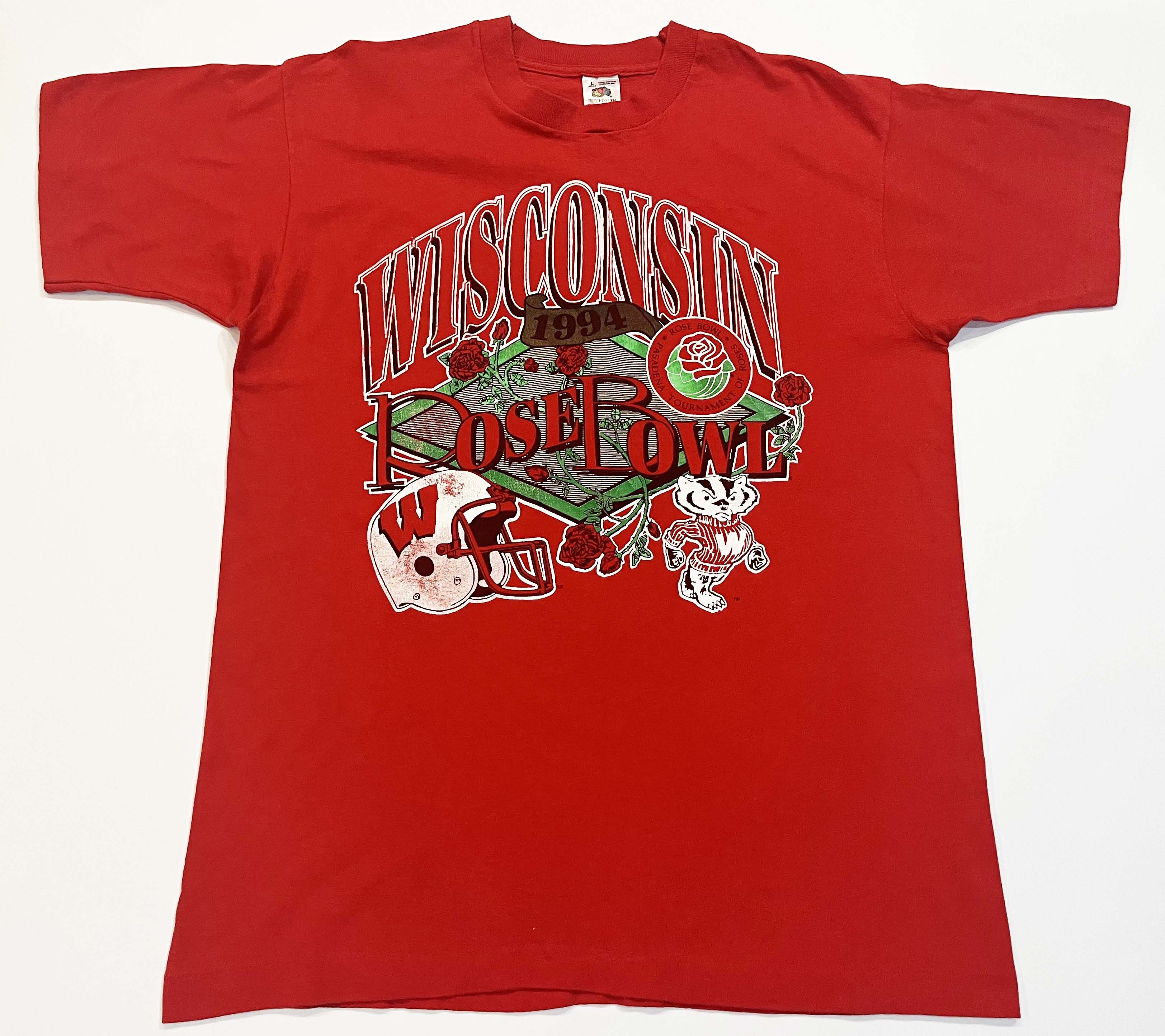 Ncaa X Vintage Vintage Fruit Of The Loom Ncaa Wisconsin Badgers Football