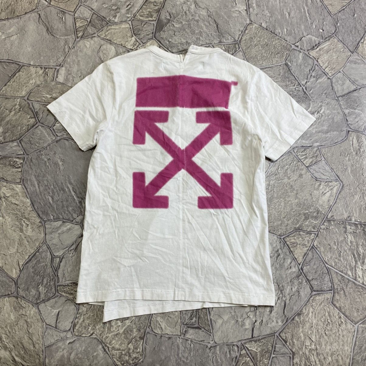 White Off White T Shirt Big Logo Rare Hoodie, Sweatshirt | FlexRushtees.com