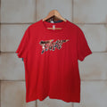 Fruit Of The Loom Vintage Street Fighter T Shirt Fight Spell Out Red Xl Mens