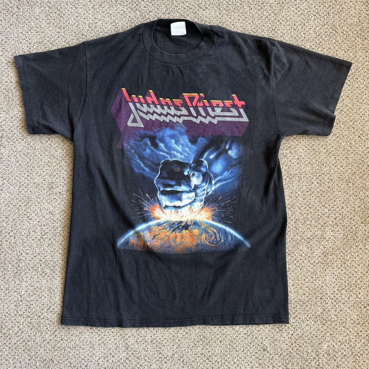 Vintage Judas Priest 1988 Rocker Ram It Down Shove It Up Shirt Tour Hoodie, Sweatshirt | FlexRushtees.com