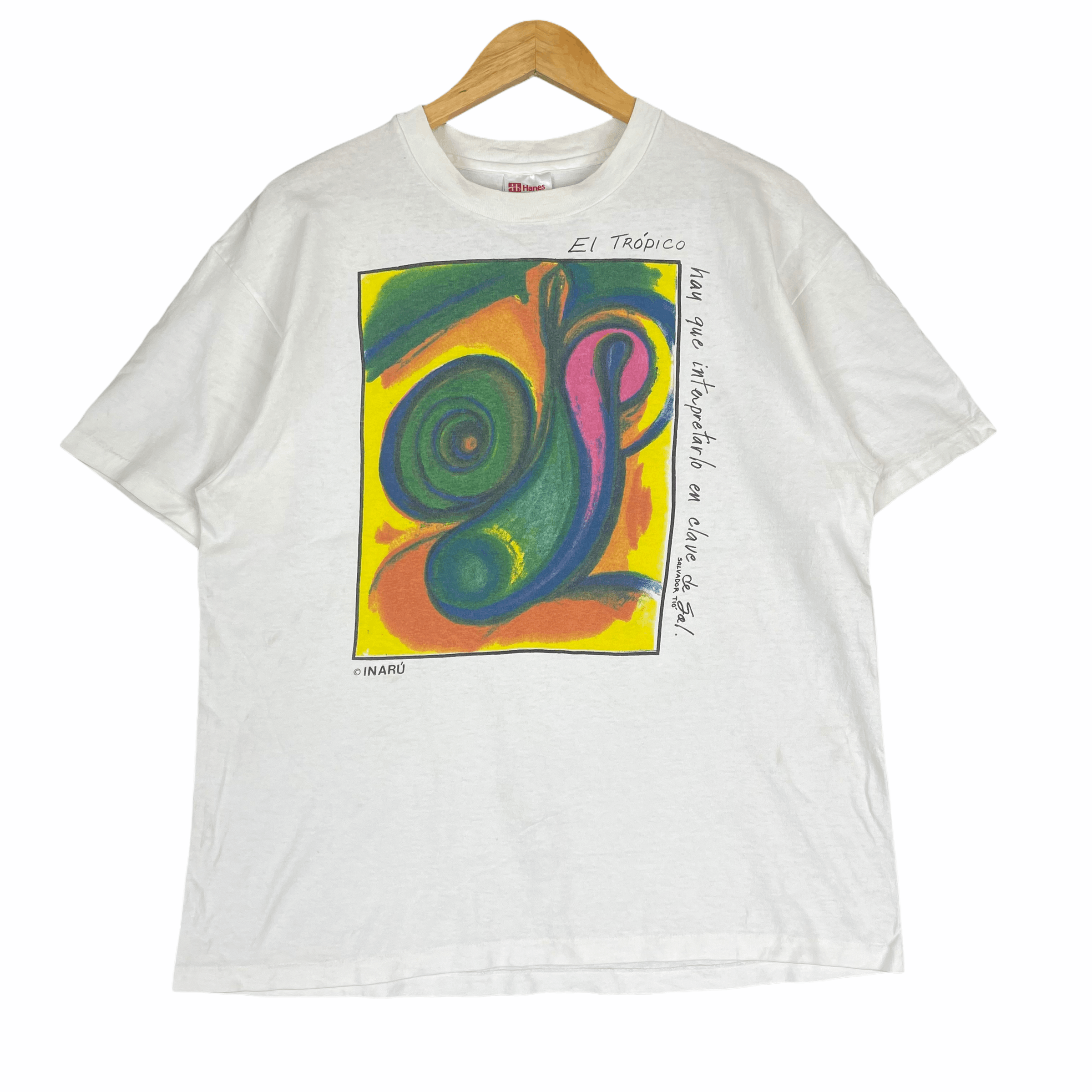 Other Vintage 90s Salvador Tio Inaru Art El Tropico Artist Shirt Hoodie, Sweatshirt | FlexRushtees.com
