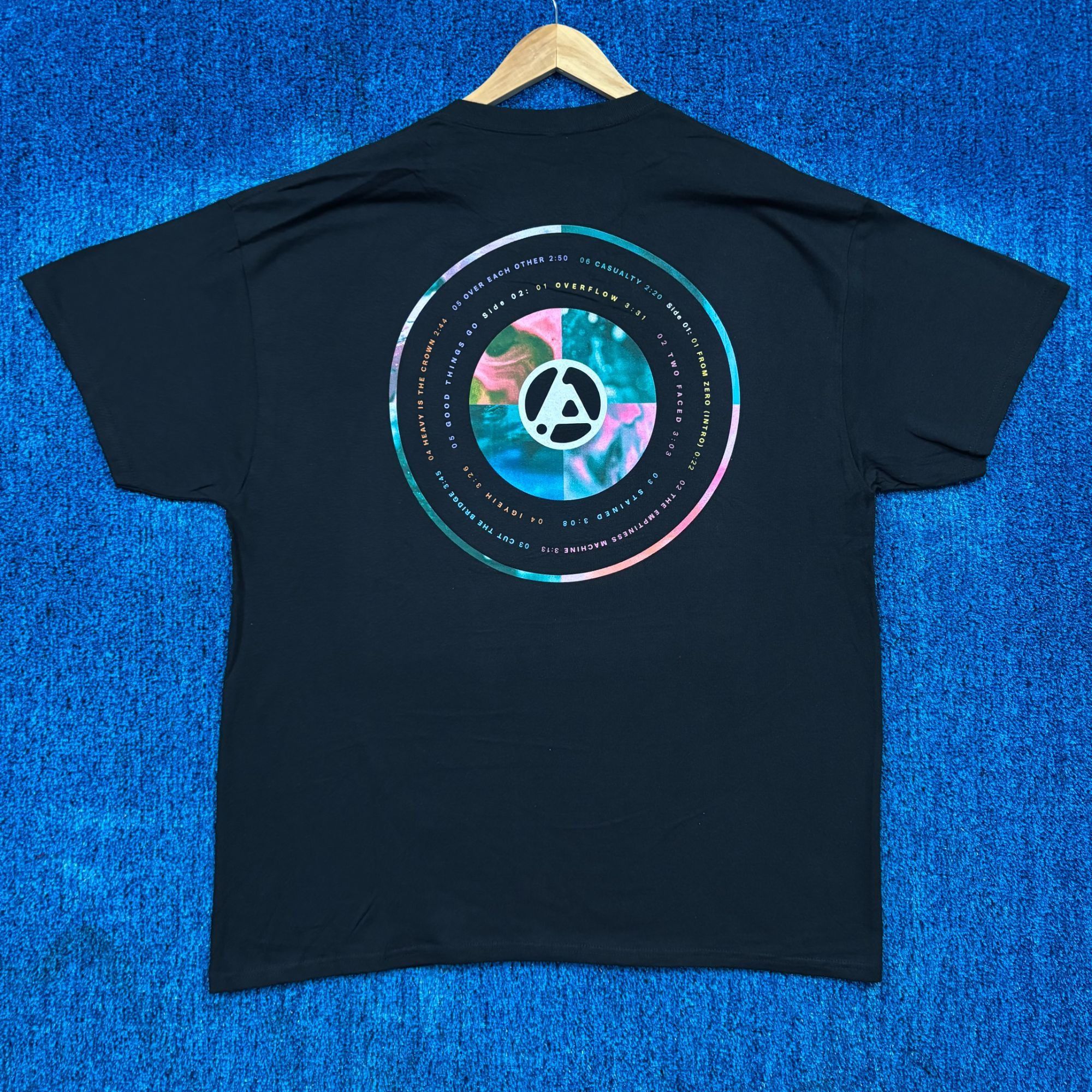 Band Tees Linkin Park From Zero Album Art Track Listing Band Tee Xl Hoodie, Sweatshirt | FlexRushtees.com