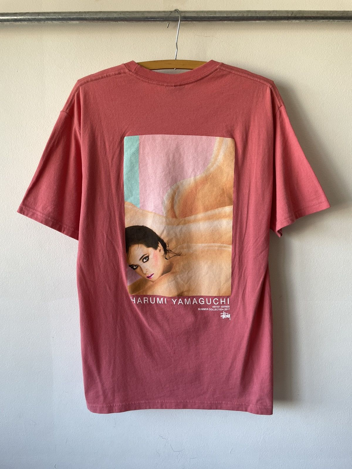 Stussy Harumi Yamaguchi 2017 Art Tee Hoodie, Sweatshirt | FlexRushtees.com