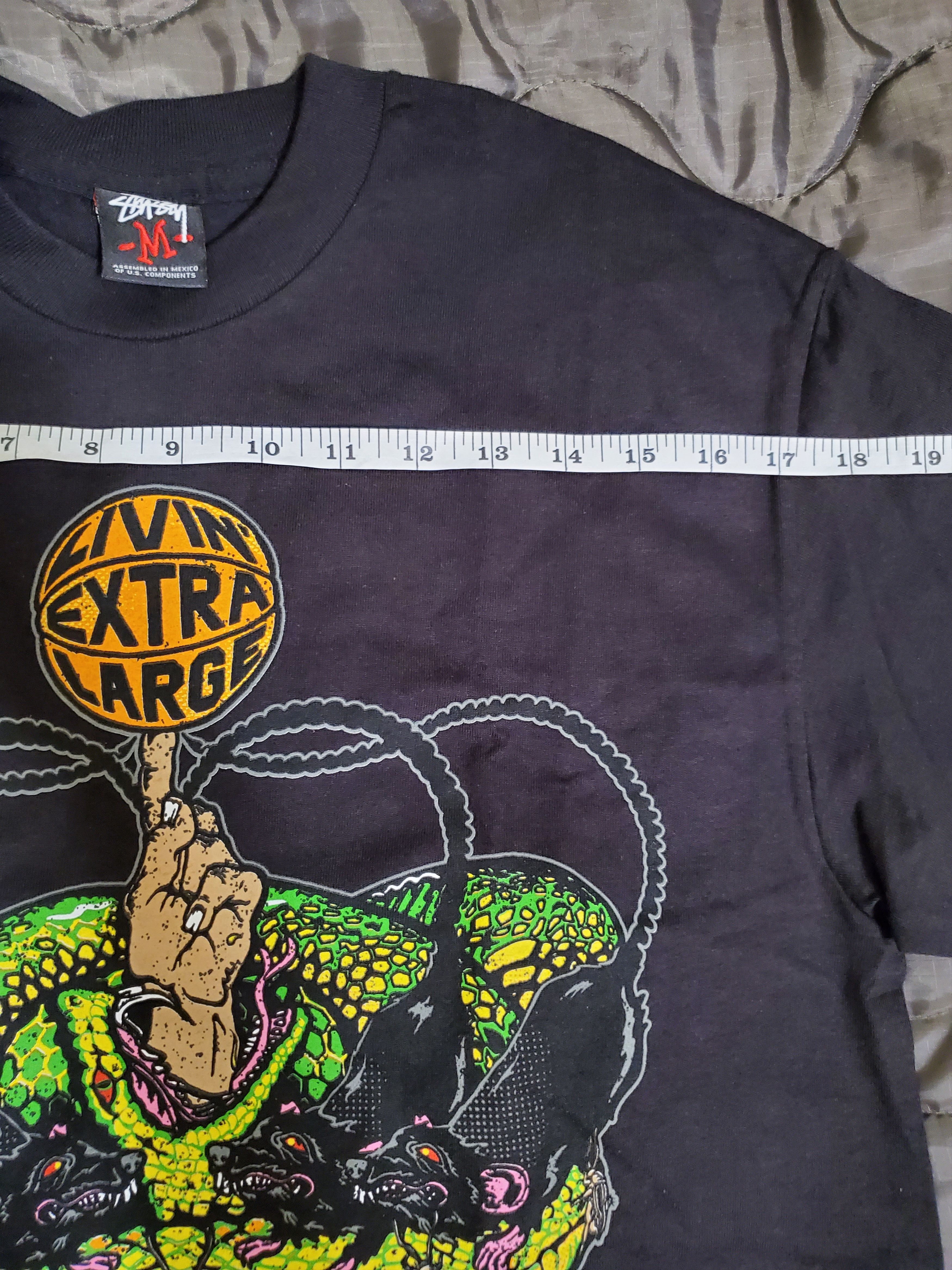 Vintage Stussy T Shirt New Rare Mark Ward Print Medium Hoodie, Sweatshirt | FlexRushtees.com