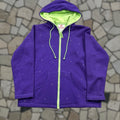 Factory Quacker Factory Sweatshirt Zip Up Hooded Purple S Womens Small