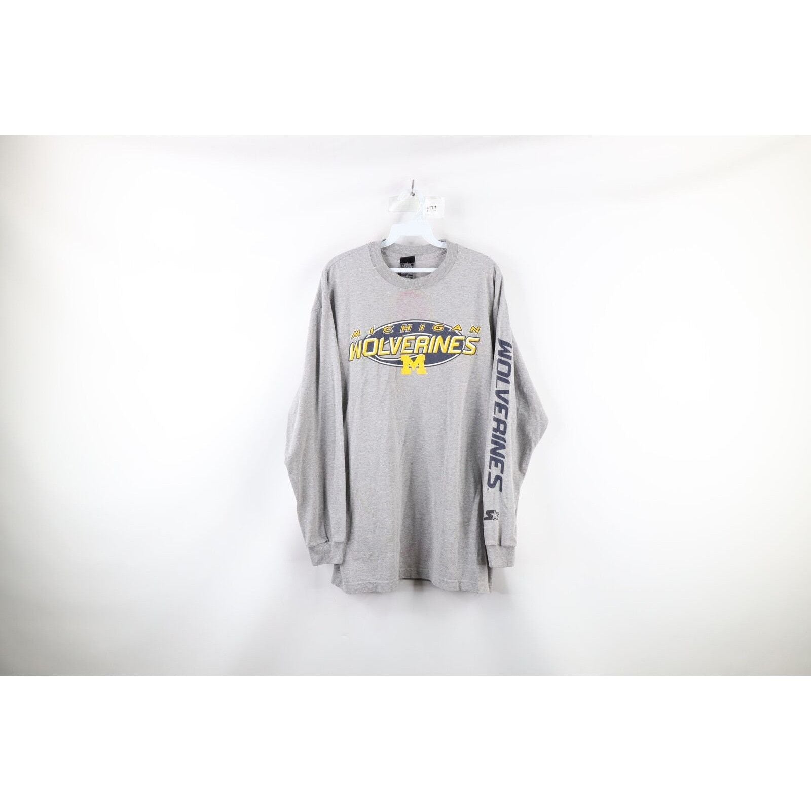 Vintage 90s Starter University Of Michigan T Shirt