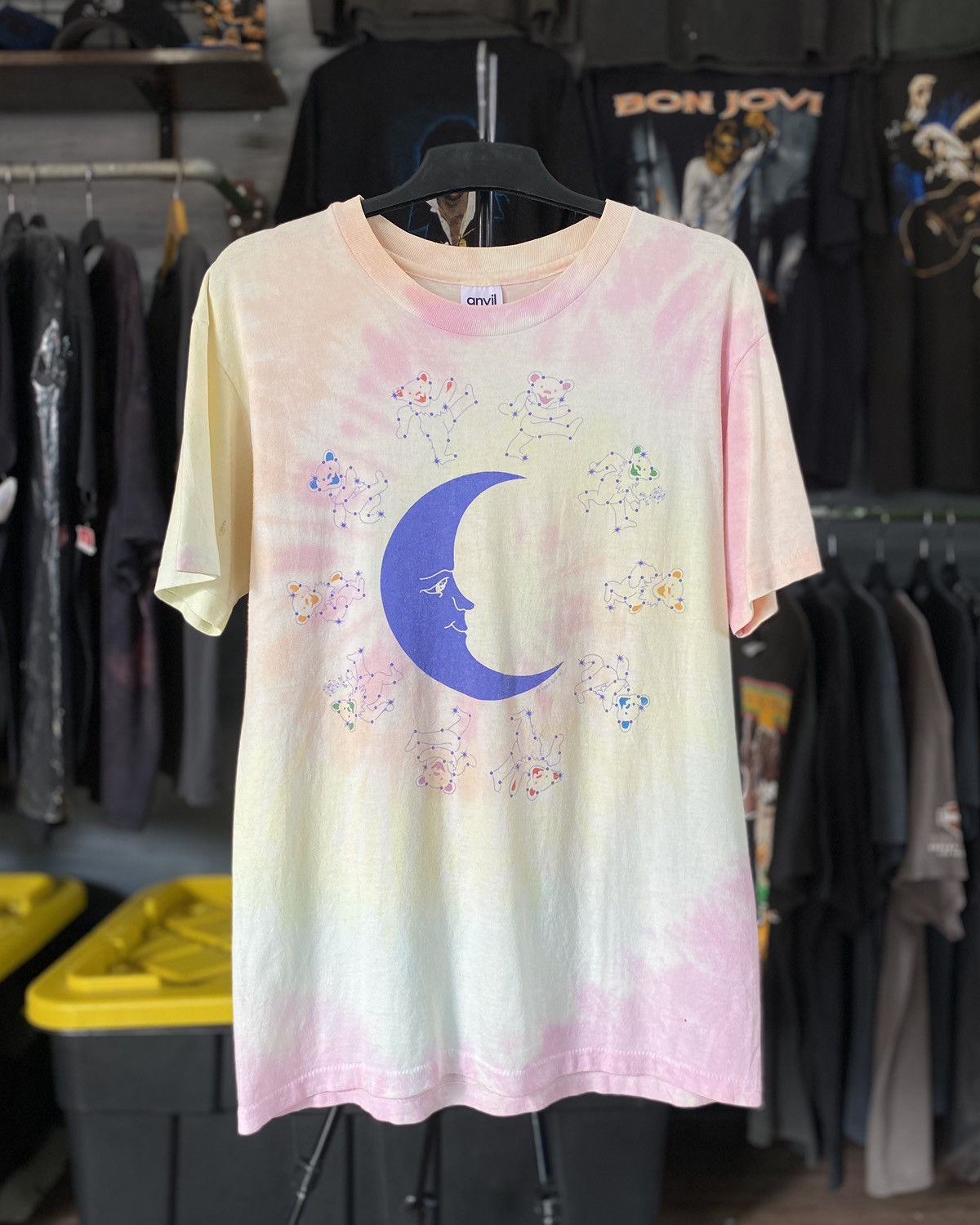 Grateful Dead X Vintage Shirt Grateful Dead Moon Tie Dye 90 S Gfd 1994 Anvil Vintage