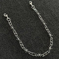 Jewelry 589silver Barbed Wire Wallet Chain Edgy Metal Link Chain