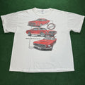 Vintage Y2k 60s Mustang Gt Mens Xl Classic Red Muscle Car T Shirt