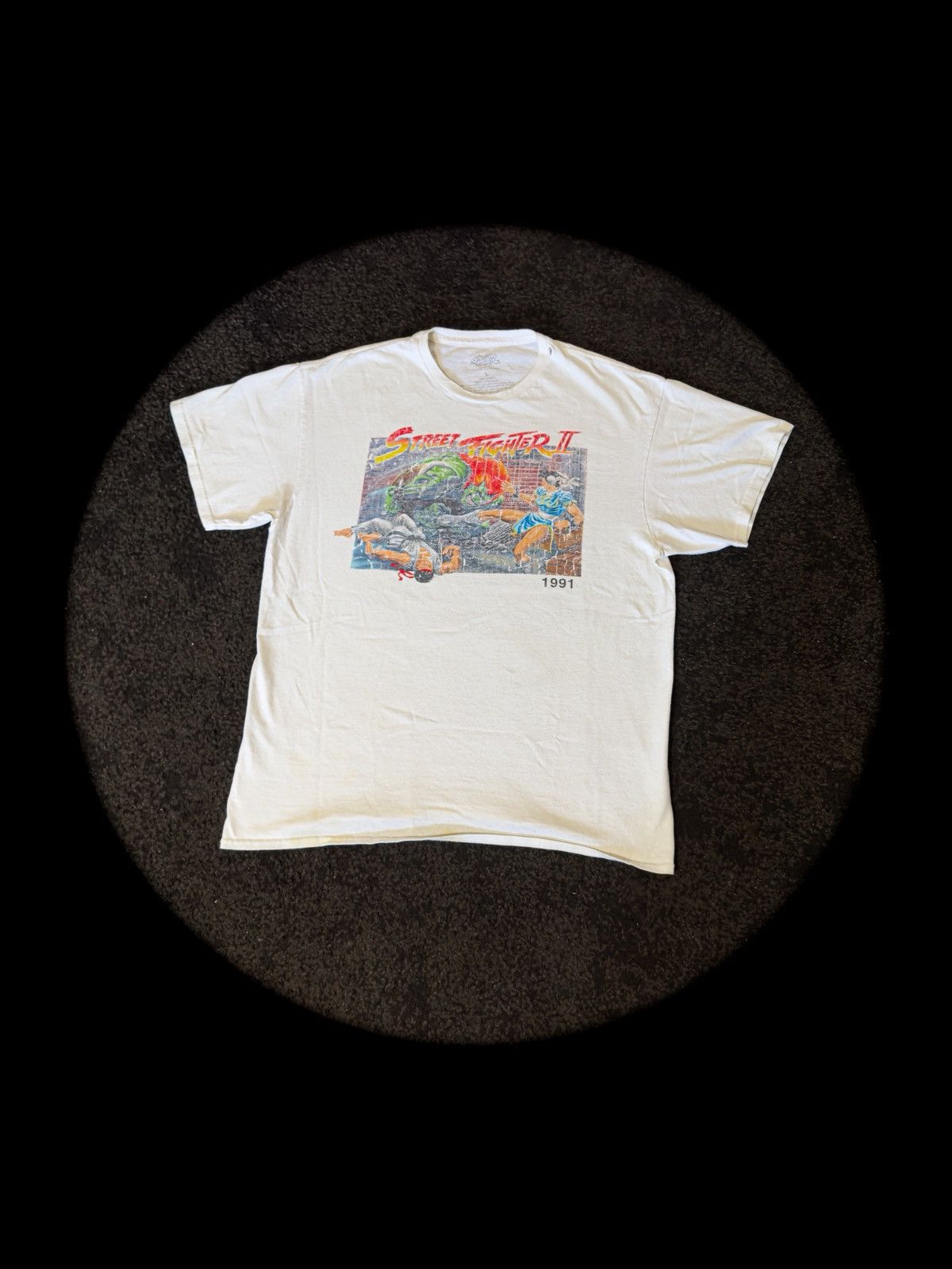Fighter 1991 Street Fighter Ii Double Sided T Shirt
