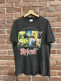 Band Tees Rare Vintage 90s Slipknot Masks Numetal Band Tee Grail Large Hoodie, Sweatshirt | FlexRushtees.com