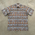 Vintage La Tansany Aztec Patterned Shirt