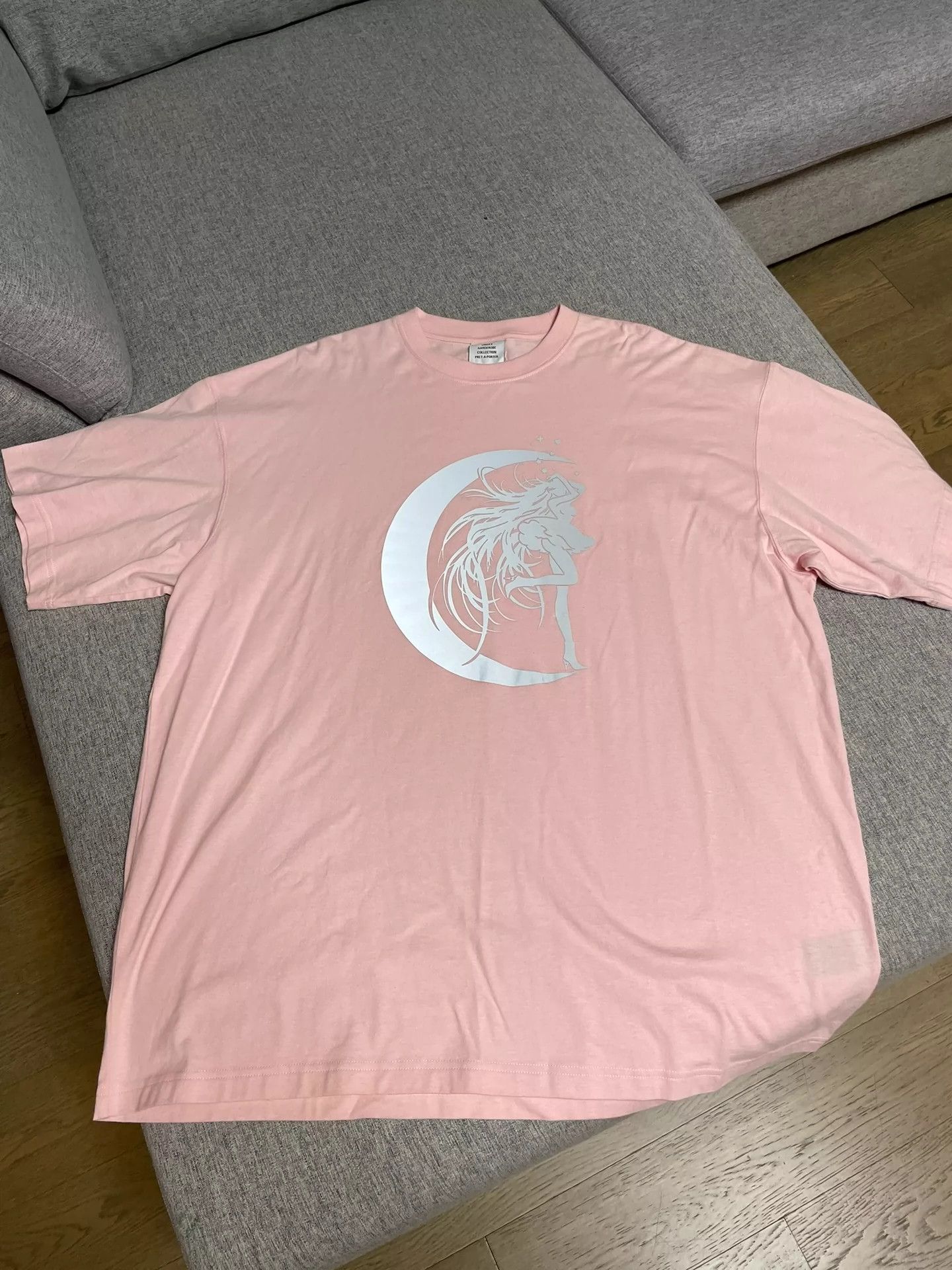 Vetements Moonlight Beauty Warrior 3m Reflective T Shirt Dmc