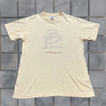 Vintage Anvil T Shirt Shirt Women Yellow 90s Beach Fun In The Sun Dolphins Short Sleeve Crew N
